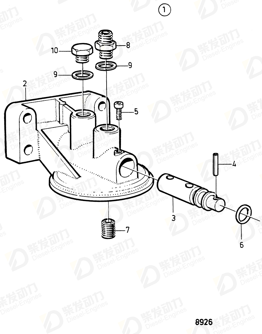 VOLVO Bracket 20459650 Drawing